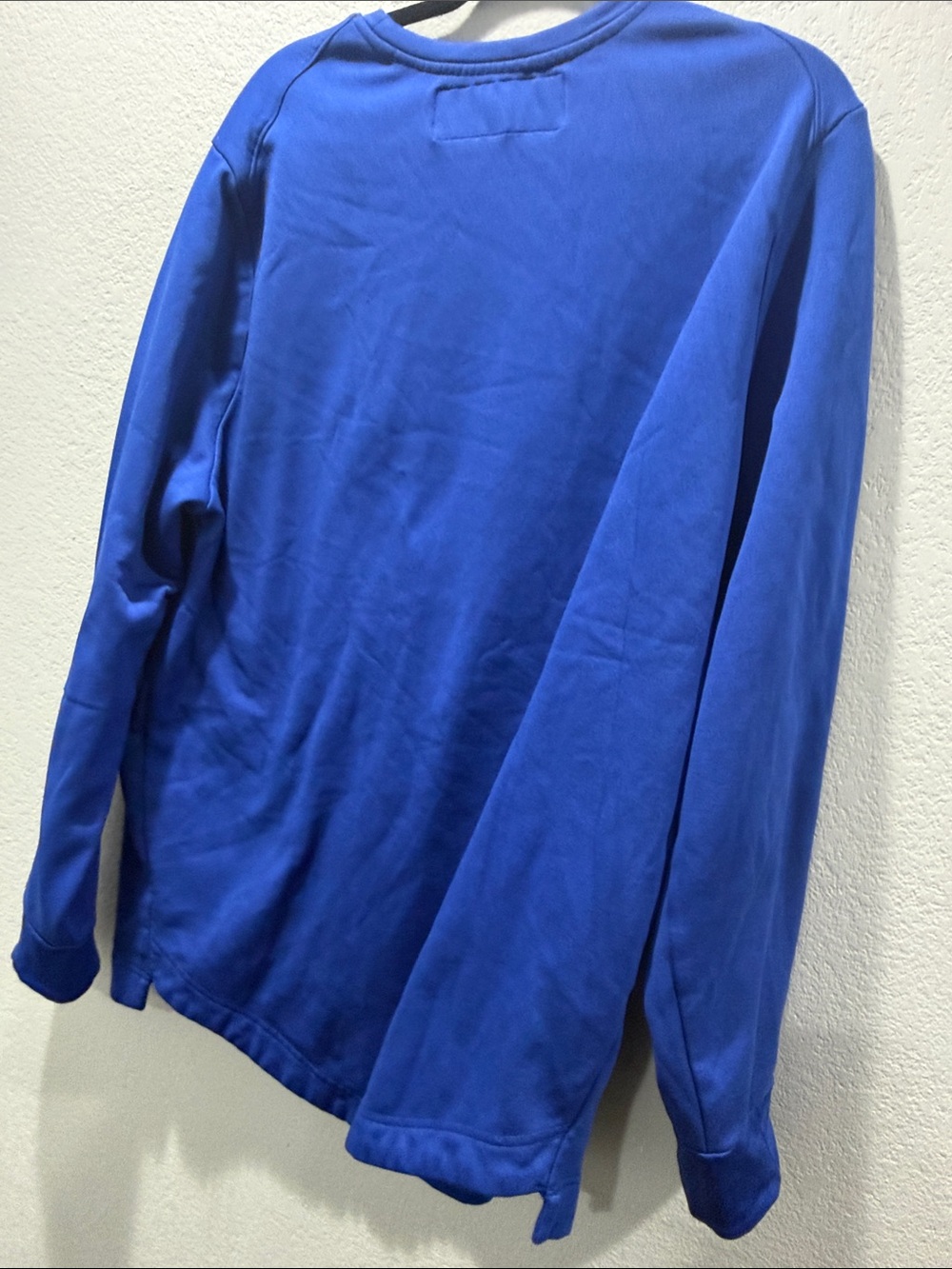 Nike Blue Pullover with Orange NEW YORK Knicks - Picture 2 of 4